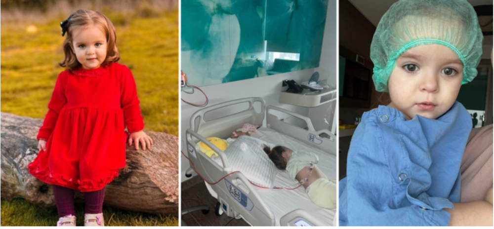 „SAVE AMELIA” - O fetiță de doar 2 anișori, diagnosticată cu leucemie. Părinții solicită ajutorul oamenilor cu inimă mare